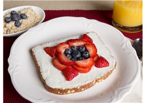 Ricotta & Fruit Toast